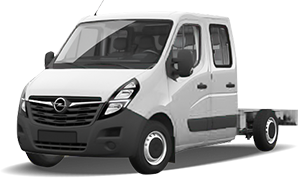 Fahrzeugvorschau von Opel Movano Doppelkabine Fahrgestell mit Fahrerhaus
