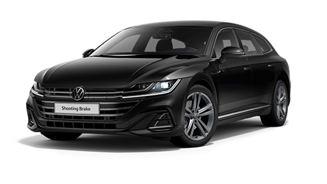 Frontansicht eines VW Arteon Shooting Brake Plug-in-Hybrid, freigestellt